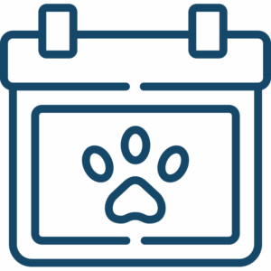 roaming paws flexible scheduling icon